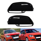 Wing Door Mirror Cover Caps Gloss Black for 2005-2009 VW Polo MK4 9N Hatchback