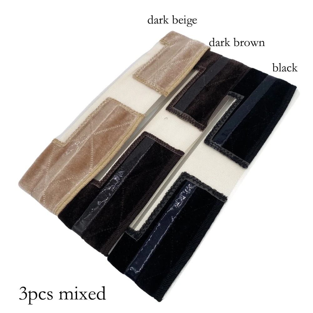 New Double-Sided Silicone Velvet Metal Buckle Anti-Slip Headband To Hold Wigs Wig Accessories