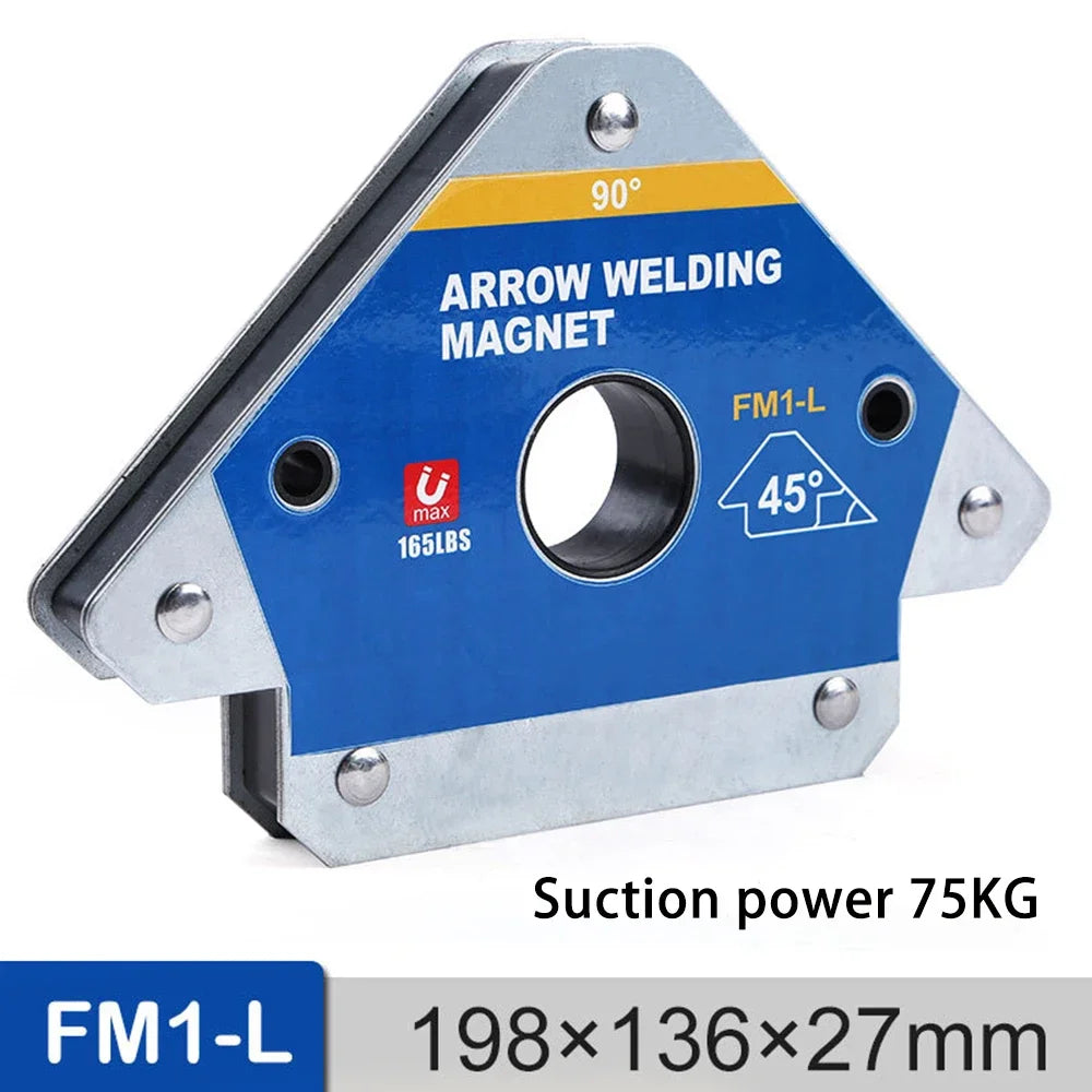 12.5/25/50/75Kg Magnetic Welding Holders Angle Solder Arrow Magnet Weld Fixer Positioner Ferrite Holding Auxiliary Locator Tools