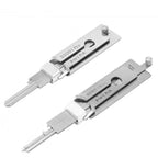 For Lishi Yale Picks Picking SS001 2 In1 Locksmith Tools Master Key Decoder Micha Decoder Hooks Topolines To Open Locks