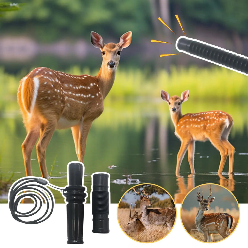 Hunting Decoy Deer Whistle Sound Adjustable Tone Hunter Lure Hunting Call Deer Voice Trap Whistle for Hunters Call Caller