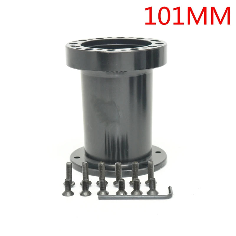Universal Steering Wheel Hub Spacer Adapter 13mm/51mm/76mm/101mm/128mm, Multiple Colors