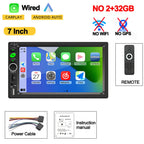 7/9/10 inch Universal Android 13 Car Radio 32G/64G Autoradio android 2 Din car radio GPS BT Central Multimedia Smart car systems