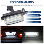 LED License Plate Light Rear Number Plate Lamp, White, for Mitsubishi Outlander Lancer