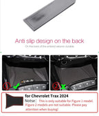 for Chevy Chevrolet Trax 2024 2025 Car Gate Slot Mat Anti-Slip Door Groove Cup Pad Rubber Interior Accessories