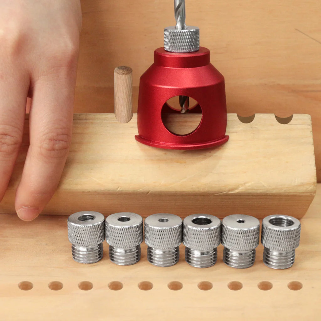 3-10mm Drill Fixture Pocket Hole Jig Vertical Drill Guide Locator Doweling Jig Positioner Straight Angle Guide Hole Puncher Tool