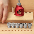 3-10mm Drill Fixture Pocket Hole Jig Vertical Drill Guide Locator Doweling Jig Positioner Straight Angle Guide Hole Puncher Tool