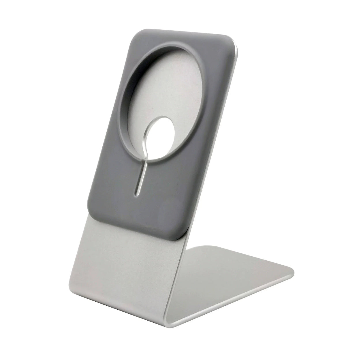 Desktop Mobile Phone Stand Aluminum Desk Holder Dock For Magsafe Charger For iPhone 16/15/14/13/12 Pro Max(Not Included Charger)