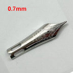 Smooth WingSung 630 Large N0.8 Iraurita White Gold EF/F/M/B Nib Grip Section For WingSung 630 Fountain Pen Accessories Gift