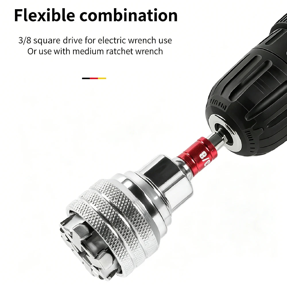 Universal Socket Wrench Tool, Adjustable Multi-Function Universal Socket, 1pc