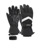 COPOZZ NEW Winter Ski Gloves Men Waterproof Warm Snowmobile Gloves Women Thicken Thermal Snow Gloves With Touchscreen Function