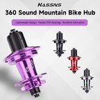 HASSNS DVO9 Hub 360 Sound Mtb Cube 32 Holes Bearing Hub Rear Bicycle Bushings Mountain Bike 9 Paws Noisy Cube 8-12 Speed Cycling