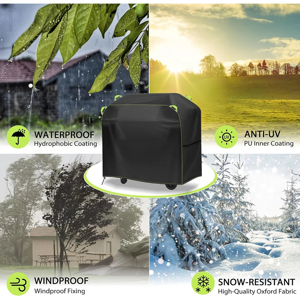 Waterproof BBQ Grill Cover Outdoor Rain Dust Sun Protection, Multiple Sizes
