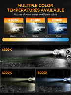 Carlke H1 H7 Led Bulb 360 Canbus Ice H3 H4 H8 H9 H11 D2H Auto Lamp Headlight 8-Sided 9005 Hb3 9006 Hb4 9012 Hir2 Car Fog Lights
