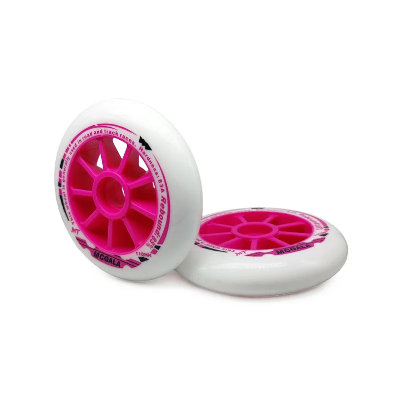 8 Pcs/lot Speed Skating wheels High Response Matter Juice Roller Skates Speeding Racing Wheel 90mm 100mm 110mm Free Shipping