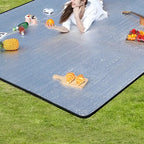 Camping Mat Foam Foil Blanket Aluminum Insulation Foam Foil Mat Sleeping Pad Thermal Outdoor Tent Footprint Reflecting Heat