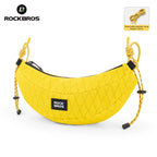 ROCKBROS Outdoor Bicycle Bag 1.8L Capacity Banana Shape Bike Bag with Shoulder Strap Multi-Scene Application Crossbody Bike Bag