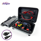 JunYue 110V-220V to 12V Test box Tester for Auto Car LED Headlight HID Xenon LED Bulb H7 H4 9005 9006 H11 H8 H9 LED Tester Bag