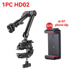 Ulanzi HD02 Super Clamp with 360° Mini Ball Head Quick Release Clamp Bracket Tripod Mount 1/4 Screw Clip for DSLR Camera Gopro