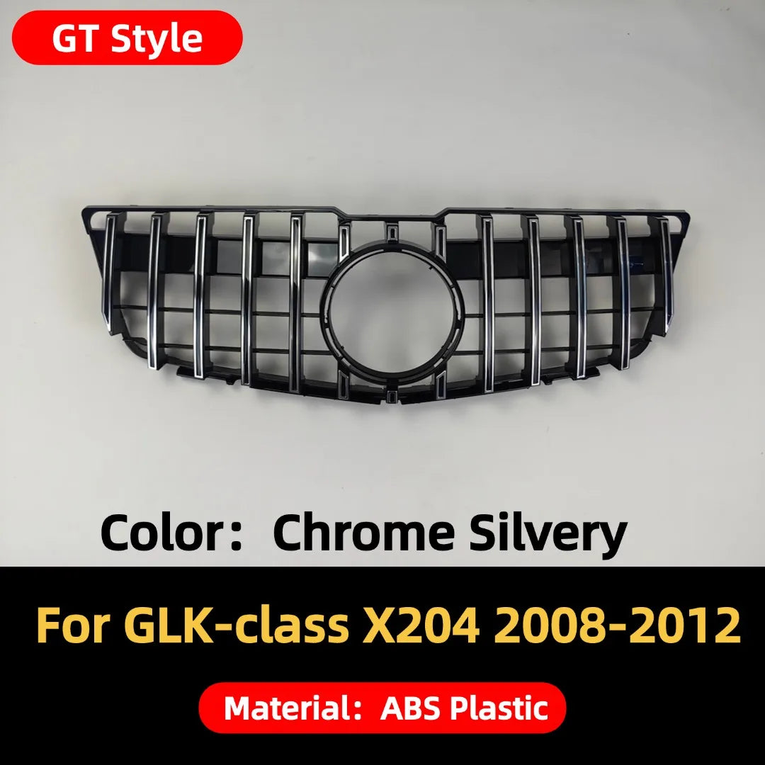 Front Bumper Grille Grill Tuning Accessories For Mercedes Benz GLK X204 GLK220 GLK250 GLK300 GLK350 2008-2015 Stars GT Style