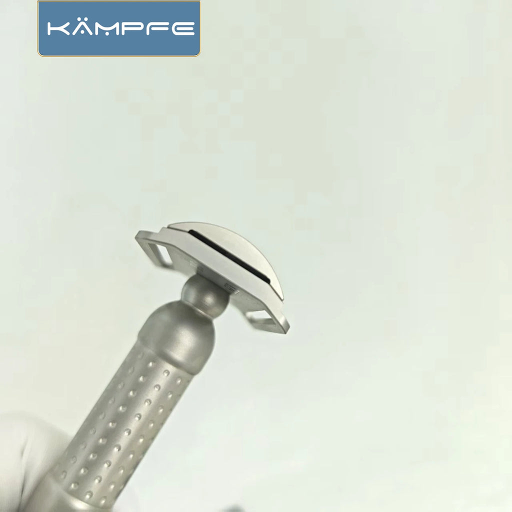 KAMPFE  CNC machining Stainless Steel Safety man shaver Blade Shaving Razors  with and 5 blades Mans tools
