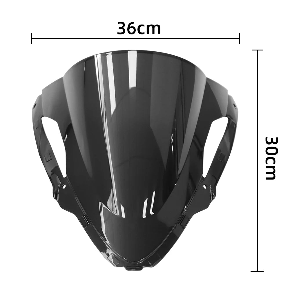 For Kawasaki ninja ZX-6R zx6r ZX6R ZX-6R 2024 2025 2026 Motorcycle Windscreen Windshield Wind Deflectors Double Shield Protector