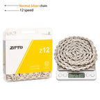 ZTTO MTB 12 Speed Chain 126L 126 Links 1X12 System Power Lock Connector with Missing Link 12s chain For Mountain Road Bicycle