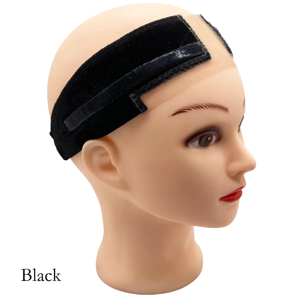 New Double-Sided Silicone Velvet Metal Buckle Anti-Slip Headband To Hold Wigs Wig Accessories
