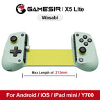 GameSir X5 Lite Mobile Game Controller with Hall Effect Joysticks for iPhone/Android