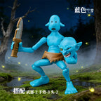 New Goblin Multi Jointed Movable Toy Multi Form Action Figure DIY Full Body Movable Assemble Handmade Model Kids Toys Gifts