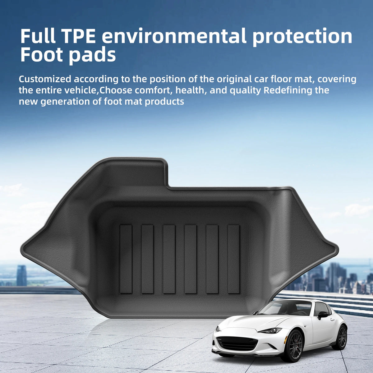 for Mazda MX-5 Miata MX5 Mazda Roadster 2016-2024 Car Trunk Mat Protective Mat Car Interior Accessories Cargo Liner Pad