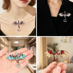 10Pcs Alloy Dragon Shape Charms Stylish Cartoon Spread Wing Dragon Enamel Pin Creative Jewelry Accessories Lapel Brooch Badge