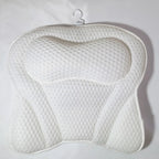 Bath Pillow Bathtub Pillow, Luxury Bath Pillows for Tub Neck and Back Support, Bath Tub Pillow Headrest with Soft 4D Mesh