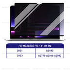 M1 M2 M3 Removable Magnetic Privacy Screen Protector For Macbook Pro Air 13 13.6 14 15.3 16.2 inch Anti-Spy/Peep Laptop Filter