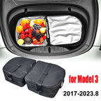 For Tesla Model Y Juniper 2025 Frunk Cooler Organizer Insulation Bag M3 Highland Front Trunk Storage Insulated Outdoor Camping