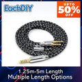 OCC Mixed OFC Twisting Nylon Earphone Cable For Onkyo A800 Philips Fidelio X3 Kennerton Jord Headphone LN008704