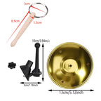 Trend Musical Saucer Car Crash Cymbal With Drum Sticks Alloy Car Crash Drums With Knocking Stick Cymbal Air Vent Drum Mini Drums