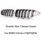 Front Bumper Kidney Gloss Black Carbon Chrome Grill M Color Grille Grill For BMW 4 Series Gran F32 F33 F36 F80 F82 2013-2020