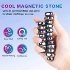 Chess Magnet Stones Polished Colorful Lodestone Multi-functional Magnetic Block Relieve Stress Entertainment Magnets Fridge