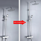20/30/40/50cm Shower Extension Pipe G3/4 Round Bathroom Shower arm Stainless Steel Round Shower Extension Pipe Extension Pipe