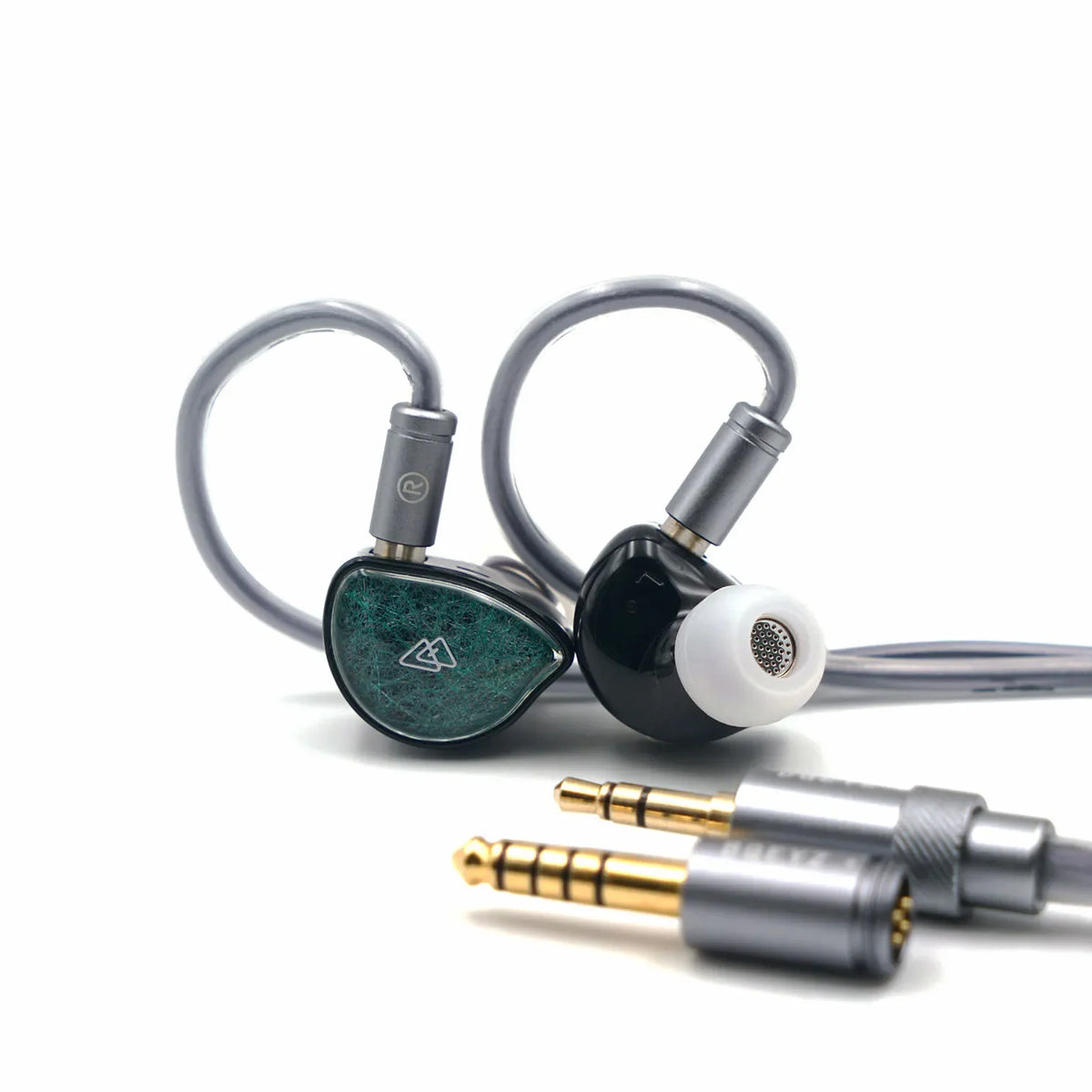 BQEYZ NI In-Ear Earphone Dynamic Driver Bio ceramic Diaphragm HiFi Earphone Gaming Earbuds with Replaceable Plugs 3.5mm+4.4mm