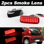 2X Red LED Rear Bumper Reflector Light 6340E6,6340E7 For Citroen C1 C5 For Peugeot 107 206 607 Expert For Fiat Scudo 2007-up