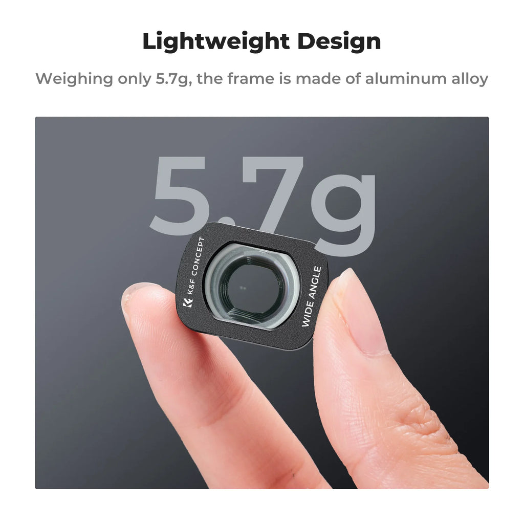 K&F CONCEPT Magnetic Wide-angle Filter for DJI Osmo Pocket 3 Accessories Protection Action Camera Lenses 28 Multi-Layer Filters