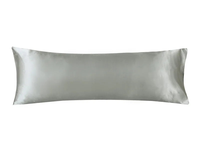 Body Satin Pillow Cover with Envelope Closure,Long Pillow Cases,Soft and Breathable Body Pillowcase,Gift for Sleepers,20x54 Inch
