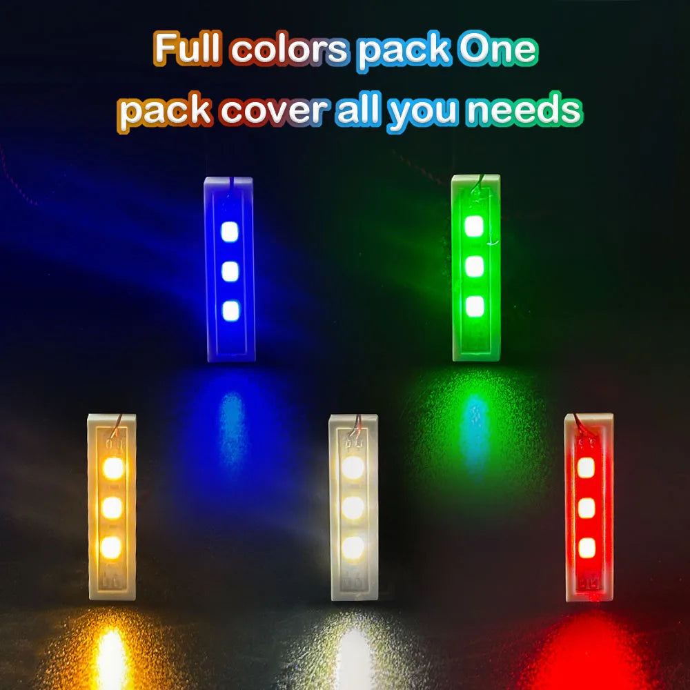 LYBMTWF 20pcs 1×4 LED DIY Lighting kit, LED Light Brick, Compatible with Lego Building Block 3710