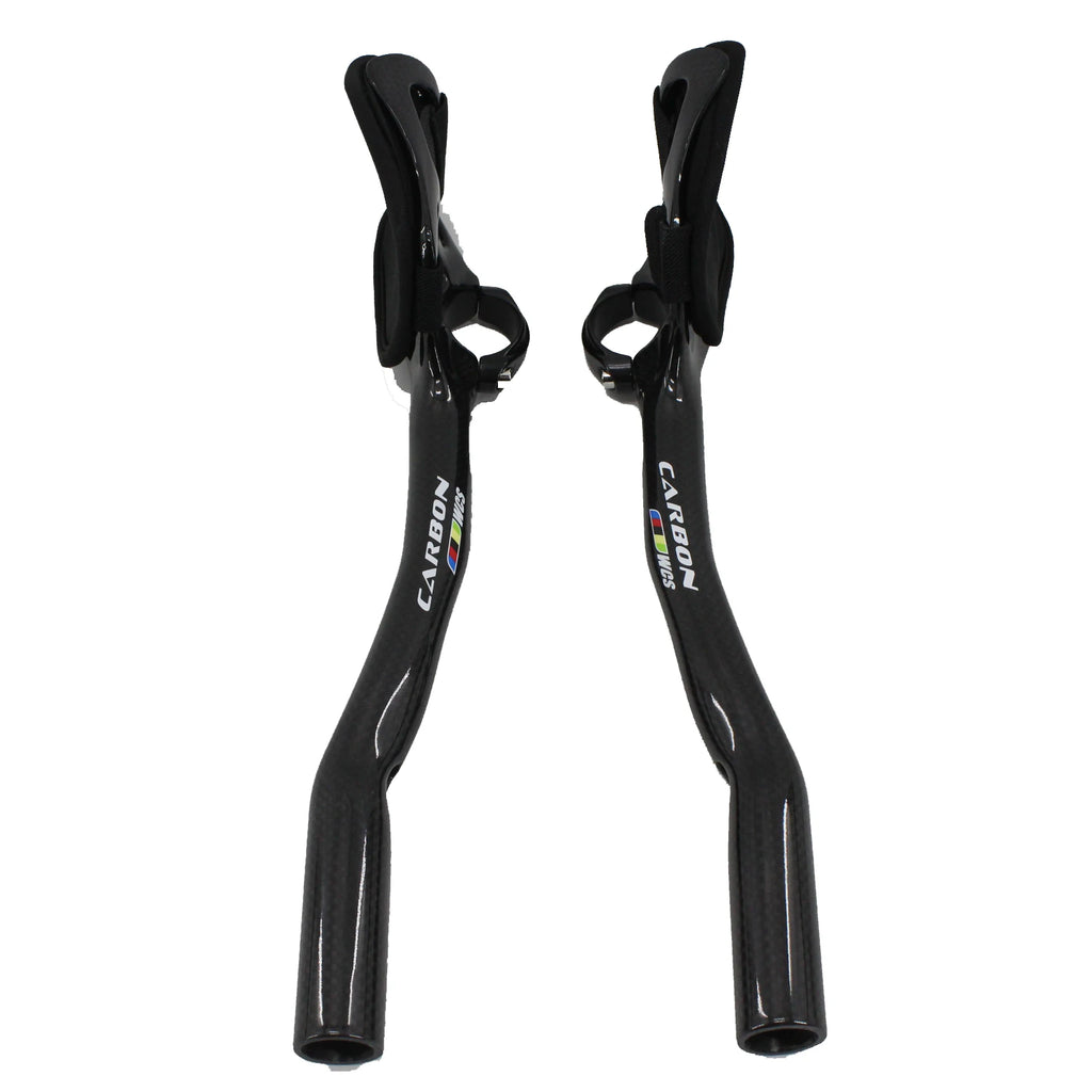 WCS Full Carbon Fiber Road Bicycle Handlebar Highway Rest Handlebar Aero Carbon TT Bike Handle Bars Trial TT Bar 3K Matte/Glossy