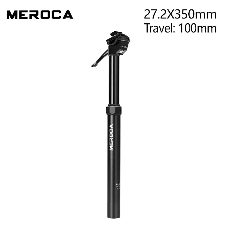 MEROCA Bicycle Dropper Seatpost 27.2mm/30.9mm/31.6mm Hydraulic Height Adjustable Road Bike Seat Post Mountain Bicycle Seat Tube