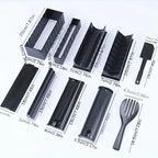 1 Set Sushi Making Kit Sushi Maker 10 Pcs Plastic Premium set Sushi Tool Set Sushi Rice Roll Mold Shapes Festival gifts