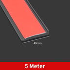 Universal Rubber Fender Flare Wheel Arch Trim Lip Strip, Scratch-Proof, 3-6m x 30-50mm