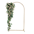 Gold Party Decor Arch Stand (1PCS) - 4FT/5FT/6FT/6.6FT/7.2FT, Balloon Frame & Backdrop Bracket for Weddings